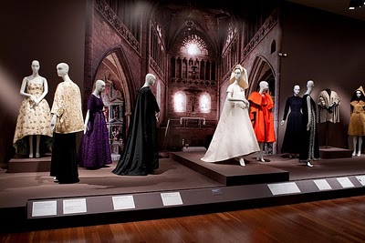 (Ctr) Balenciaga - Wedding Gown with Veil