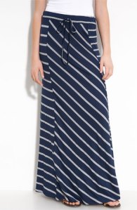 Mileo - Striped Maxi Skirt $58.00