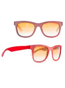 American Apparel - Vintage Jean Pierre Lamy Striped Sunglasses $100.00