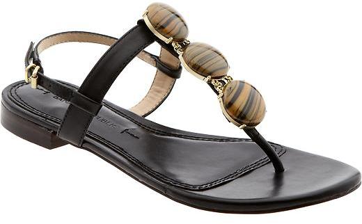 Banana Republic - Selena Embellished T-Strap Sandal $79