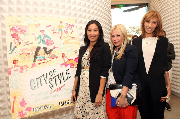 Melissa Magsaysay, stylists Emily Current and Meritt Elliott, CITY OF STYLE - Book Launch At 3.1 Phillip Lim