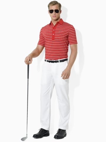 Ralph Lauren: RLX - Golf Striped Jersey Polo Price $89.50