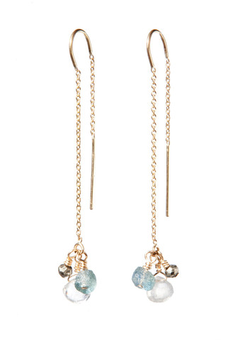 Allison Neumann - Cascade Threader Earrings $250
