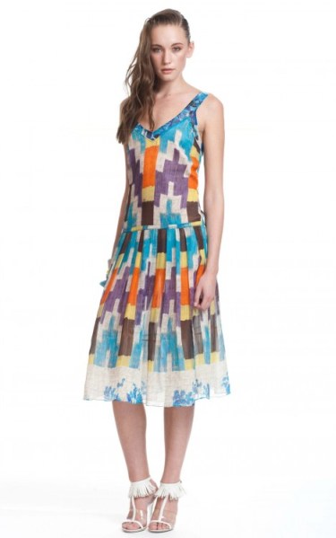 Tracy Reese - Dropped Waist Frock Dress $428