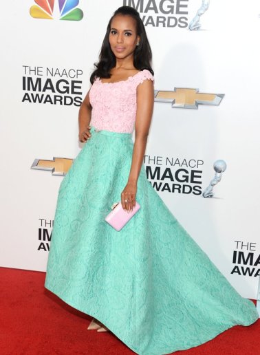 Kerry Washington in Oscar de la Renta 