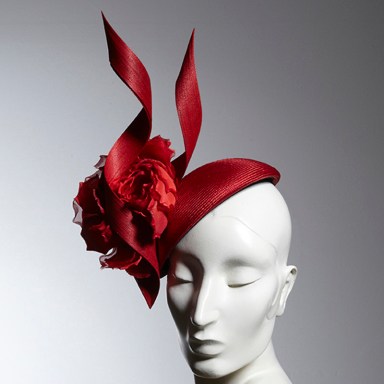 Philip Treacy London - Red-Flower Beret $2007