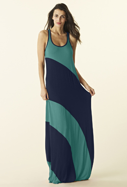 Michael Stars - Stella Color-blocked Maxi Dress $168