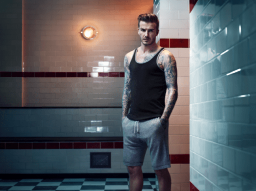 David Beckham - Vest & Drawstring Shorts