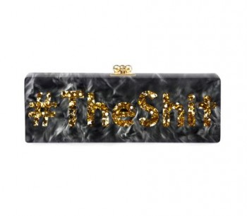 Edie Parker #TheShit Flavia Clutch $1595