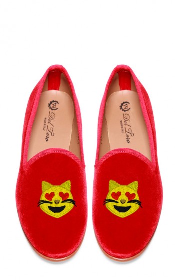 Edie Parker X Del Toro - Happy Cat Loafers $340
