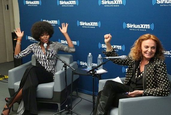Naomi Campbell & Diane von Furstenberg SiriusXM Q&A