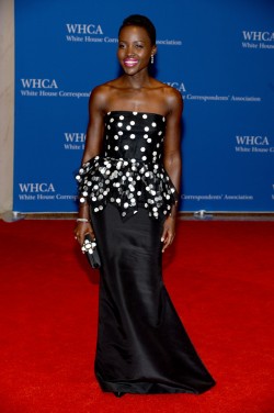 Lupita Nyong'o in Oscar de la Renta