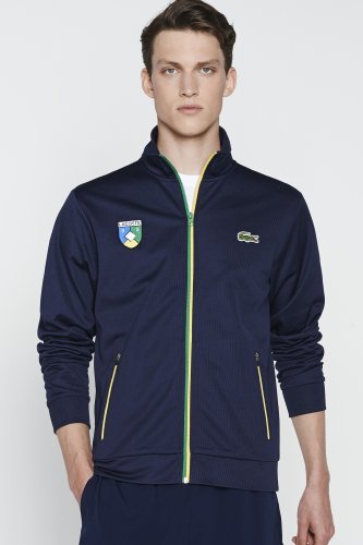 Rio Full Zip Lacoste Crest Sweatshirt