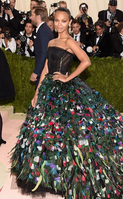 Zoe Saldana in Dolce &amp; Gabanna