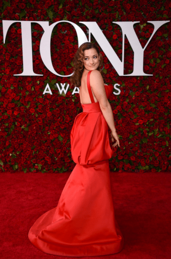 Laura Michelle Kelly in Zac Posen