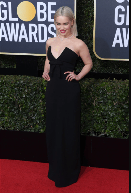Emilia Clarke in Miu Miu