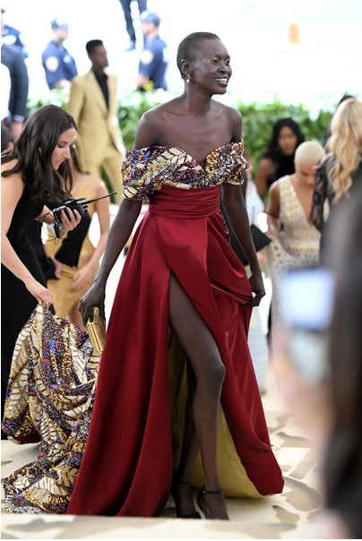 Alek Wek in H&M