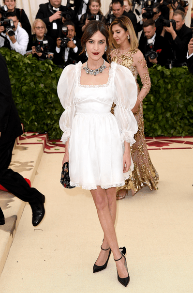 Alexa Chung in her own design