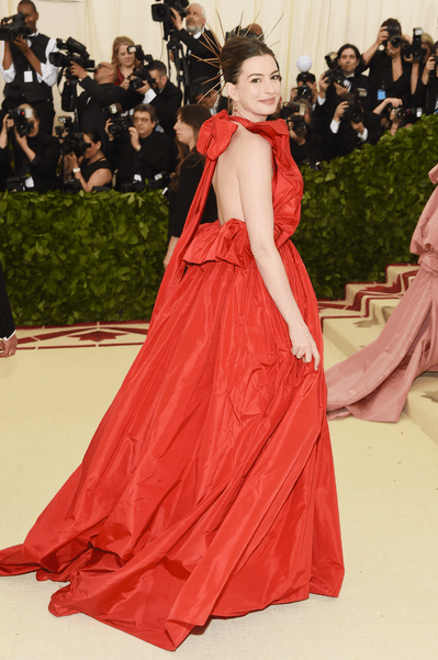 Anne Hathaway in Valentino