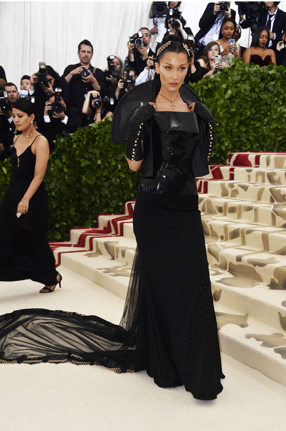 Bella Hadid in Chrome Hearts