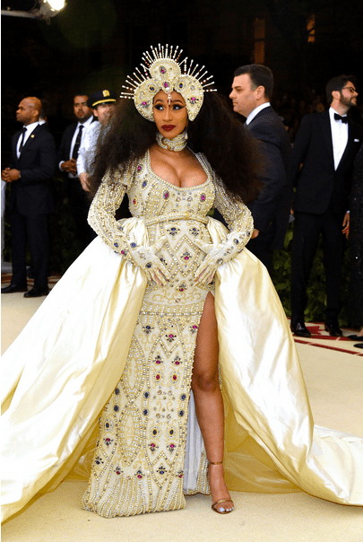 Cardi B in Moschino