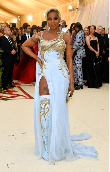 Mary J. Blige in Versace