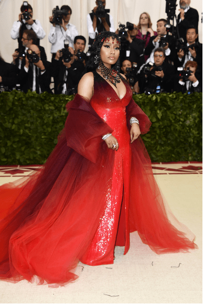 Nicki Minaj in Oscar de la Renta